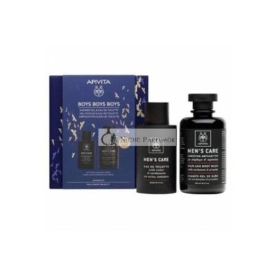 Apivita Boys Boys Boys Eau De Toilette Cédrus és Kardamom, 100 ml és Sampon