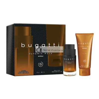 Bugatti Dynamic Move Amber - Eau De Toilette és Tusfürdő, 100 ml és 200 ml