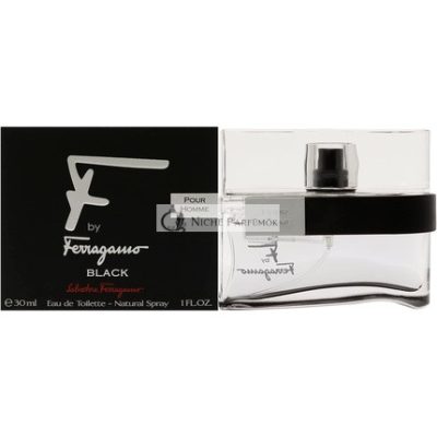 Salvatore Ferragamo F by Ferragamo Black Eau de Toilette, 30ml