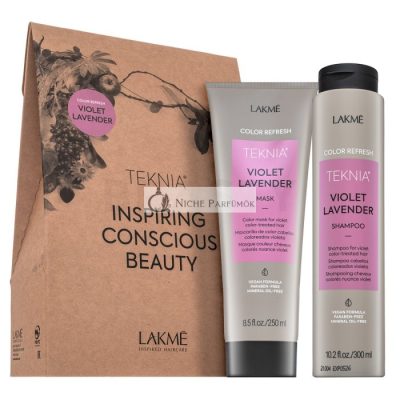 Lakmé Teknia Color Refresh Violet Lavender Pack sampon + maszk lila árnyalatú hajra 300 ml + 250 ml