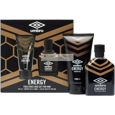 Umbro Energy Eau de Toilette és Testmosó, 100ml, 150ml, 250ml