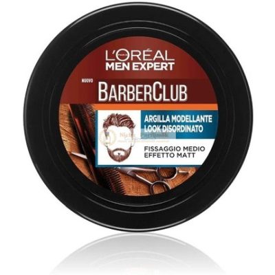 L'Oreal Paris Barber Club Modelláló Agyag - 75 Ml Rendetlen Megjelenéshez