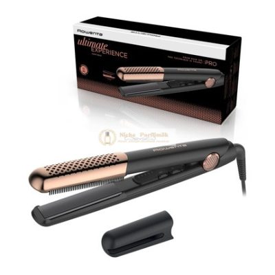Rowenta Professzionális Hajvasaló Kerámia Bevonattal Simító és Göndör Élmény Fekete/ Réz SF8230F0