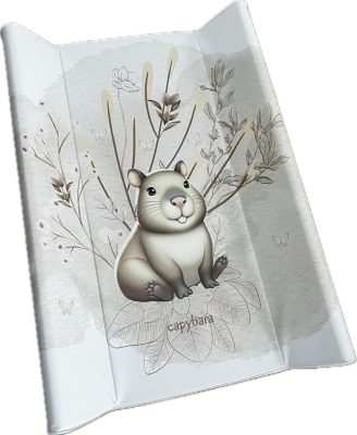 Capybara merev peremes pelenkázólap – 70×50 cm, vízhatlan, biztonságos babapelenkázó