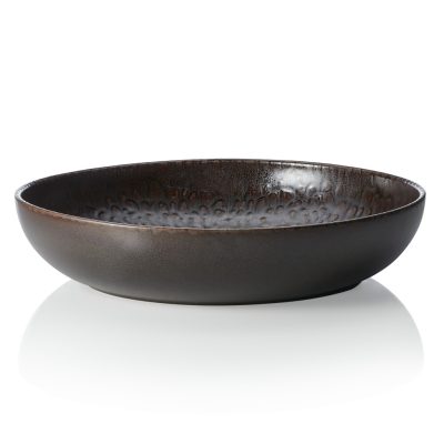 ONE METALLIC BROWN 33 cm-es 3 literes kőporcelán széles tál