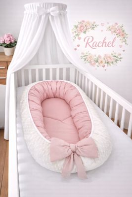 Rachel – Babafészek púder pamuttal és minky belsővel | Antiallergén