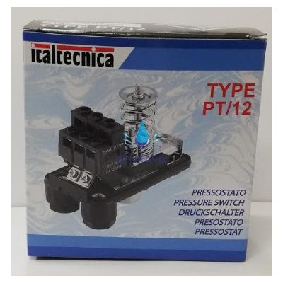 Nyomáskapcsoló PT/12 3 fázisú szivattyúkhoz