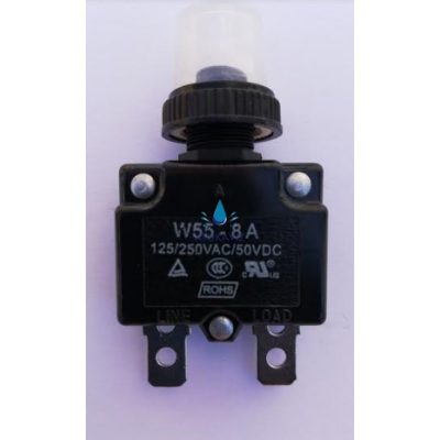 Hőkioldó 8A Szivattyú motorvédő 8 Amper 