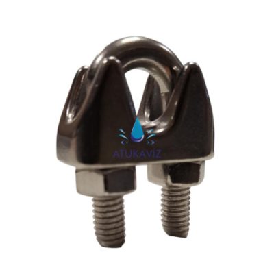 Saválló kötélszorító bilincs 4 mm A4