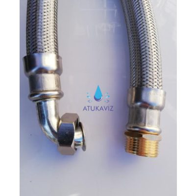 Flexibilis cső 1" könyök 600mm