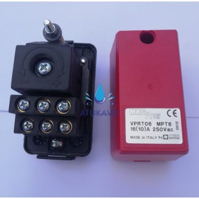 Nyomáskapcsoló vízhez 6 bárig 400V 