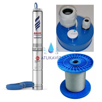 Pedrollo 4Block 4/8 30m A4 sodronnyal, kútsapkával