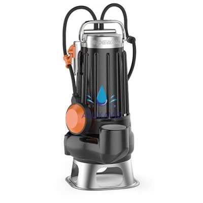 Pedrollo MCm 15/45 750 liter, 15 méter két csatornás járókerékkel szerelt szennyvíz szivattyú