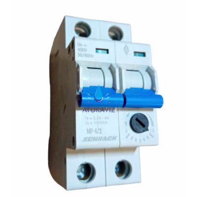 Egyfázisú állítható Amperszámú motorvédő 4,0-6,3A