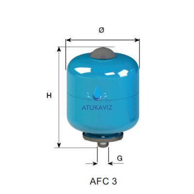 Hidrofor tartály 3 liter