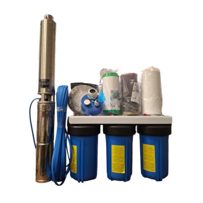 DAB Ameira - PM 1/13 8,3bar 25liter 30m kábel búvárszivattyú + szűrő 