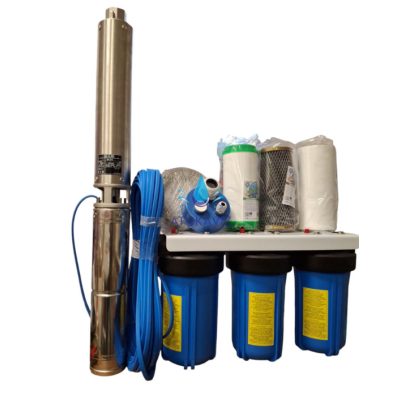 DAB Ameira - PM 3/13 7,2bar 70liter 30m kábel búvárszivattyú + szűrő