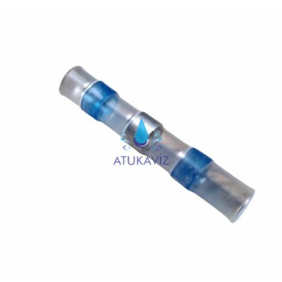 Toldóhüvely forrasztó gyűrűvel, kék, 1.5-2.5