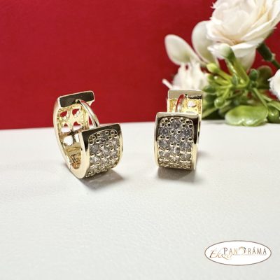 14K Gold filled, bőrbarát fülbevaló - Beáta