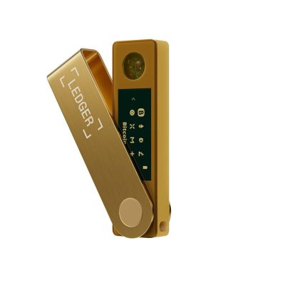 Ledger Nano-X Gold Hardware Wallet - hardveres pénztárca kriptoeszközeid számára