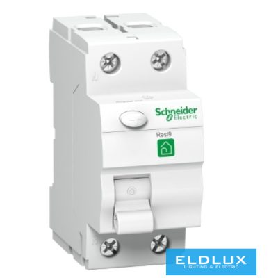 Schneider Áram-védőkapcsoló (Fi-relé) analóg 2P 63A 30mA A-típus 6kA Resi9 R