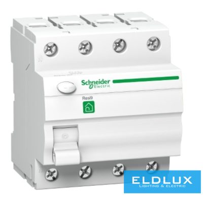 Schneider Áram-védőkapcsoló (Fi-relé) analóg 4P 63A 30mA AC-típus 6kA Resi9 R