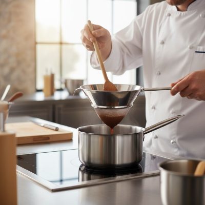 Spicc szűrő, hálós, 20cm rozsdamentes - Német minőség