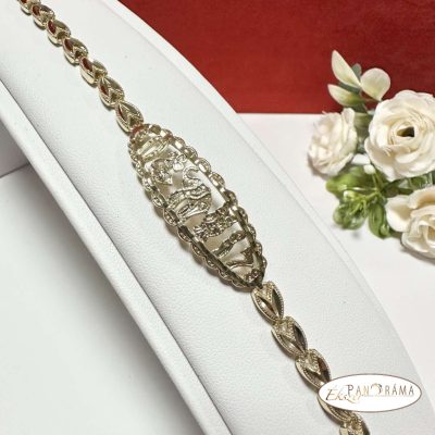 14K Gold Filled karkötő, dupla kapcsolóval- Szimona