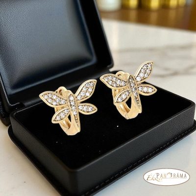  18K Gold Filled, bőrbarát fülbevaló - Nina