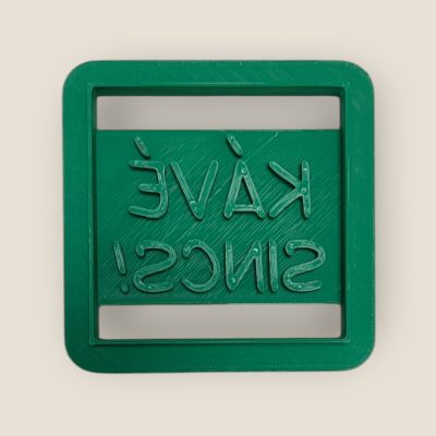 Kávé sincs süti kiszúró 8x8