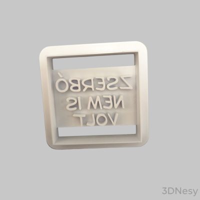 Zserbó nem is volt süti kiszúró 6x6