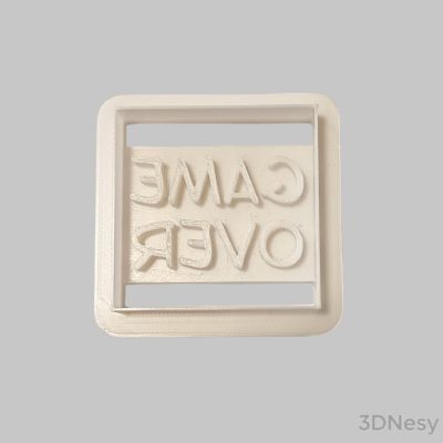 Game Over süti kiszúró 6x6