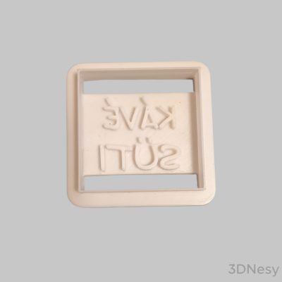 Kávé süti - süti kiszúró 6x6