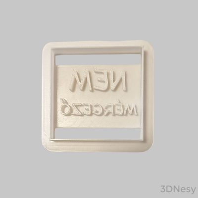 Nem mérgező süti kiszúró 6x6