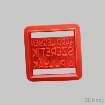 Hadd legyen, szeretik a pulyák süti kiszúró 8x8