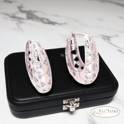  White Gold Filled fülbevaló - Thabita