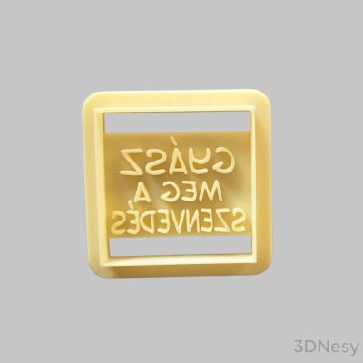 Gyász meg a szenvedés süti kiszúró 7x7