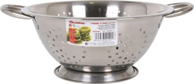 Tojásmosó-gyümölcsmosó szűrőtál, 24 cm-es átmérővel, rozsdamentes