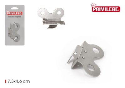 Privilege lepke konzervnyitó, 7,3x4,6 cm