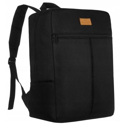 Rovicky fekete 40x25x20 fekete Ryanair, Wizzair ingyenesen felvihető kézipoggyász 40x25x hátizsák