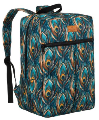 Rovicky 40x25x20 pávatoll mintás hátizsák