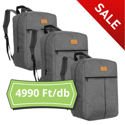 Rovicky szürke akciós Ryanair, WizzAir ingyenes kézipoggyász méretű hátizsák