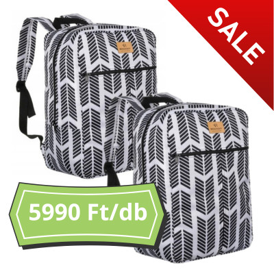 Rovicky fekete akciós Ryanair, WizzAir ingyenes kézipoggyász méretű hátizsák