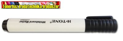 H-Tone Táblamarker fekete, kúpos heggyel (whiteboard marker,táblafilc)