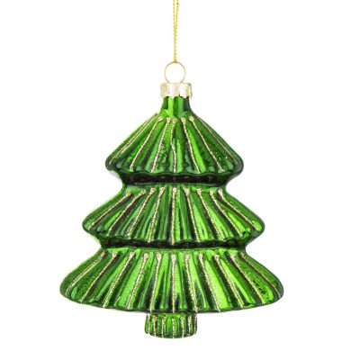 Karácsonyfa dísz akasztós fenyőfa 11cm