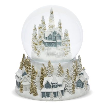 Havazógömb kék házas zenél 14x16cm