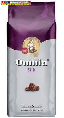 DOUWE EGBERTS Omnia Silk Kávé, pörkölt, szemes, olaszos pörkölésű, 1000 g, 