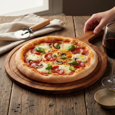 Acacia fa tálalódeszka 44x30x1,5 cm