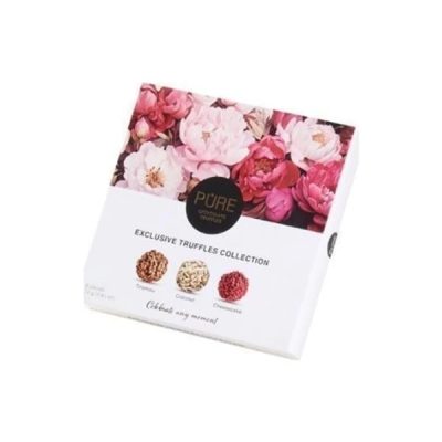 Pure Rózsás Csokoládé Válogatás Trüffelkrémmel Töltve 74g