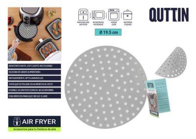 Szilikon lap air fryerbe 19,5 cm átmérővel